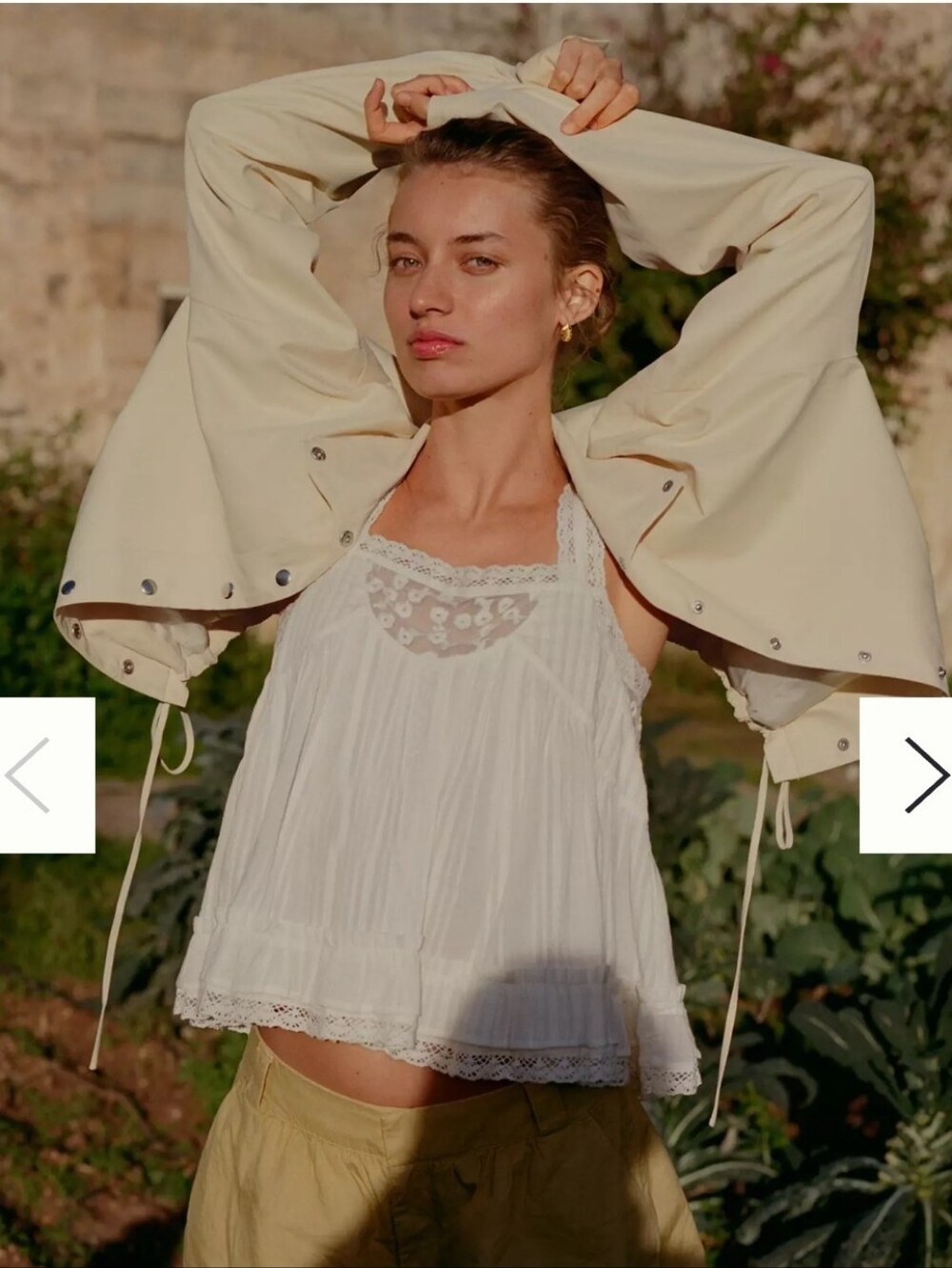 By Anthropologie Cotton Swing Top | Sz S | NWT